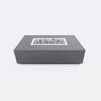 Fire Pit Table Designed for Year-Round Entertaining, Concrete Construction, Multi-Function Design