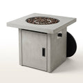 Propane Fire Pit Table Built for Year-Round Gatherings, 50,000 BTU, Concrete Design, Electronic Ignition